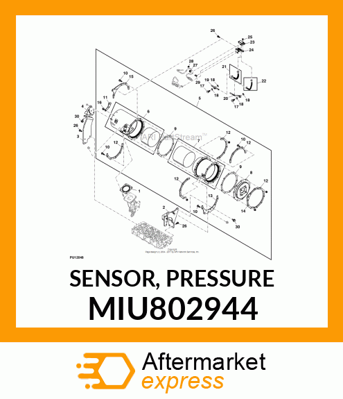 SENSOR, PRESSURE MIU802944