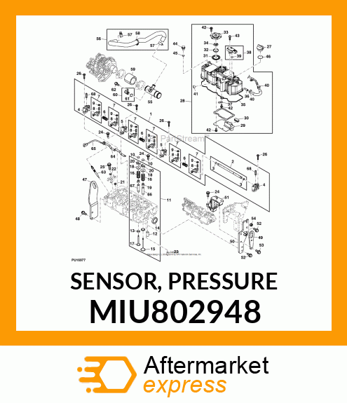 SENSOR, PRESSURE MIU802948