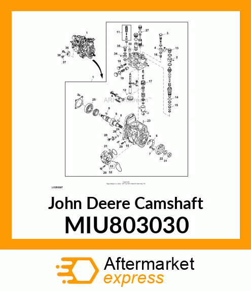 CAMSHAFT MIU803030