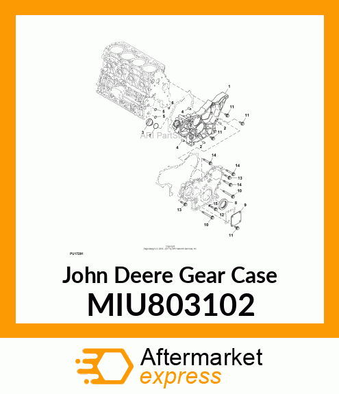 CASE, GEAR MIU803102