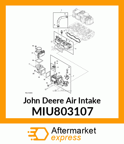 BEND, INTAKE MIU803107