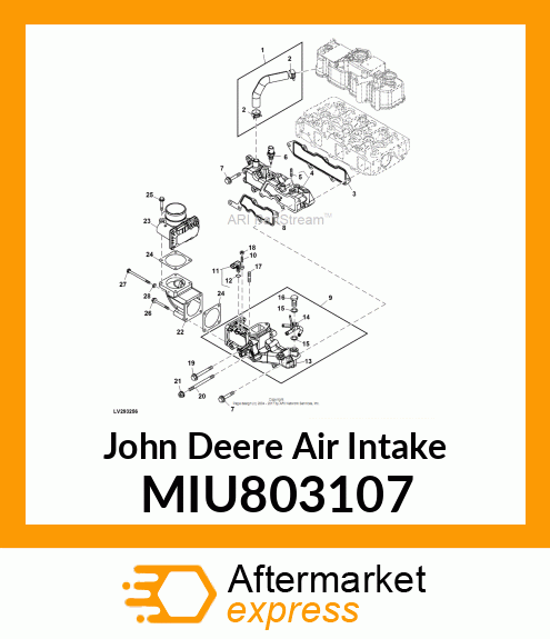 BEND, INTAKE MIU803107