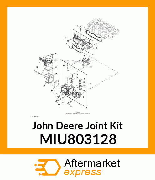 JOINT, HOSE 4 MIU803128