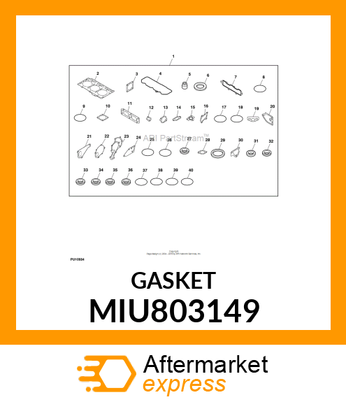 GASKET, TC IN MIU803149