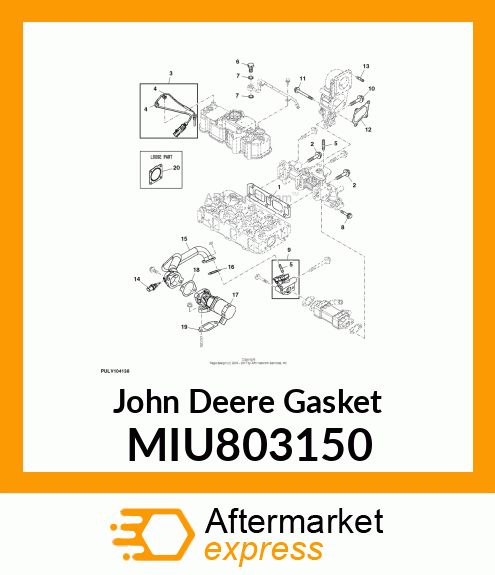 GASKET, TC OUT MIU803150