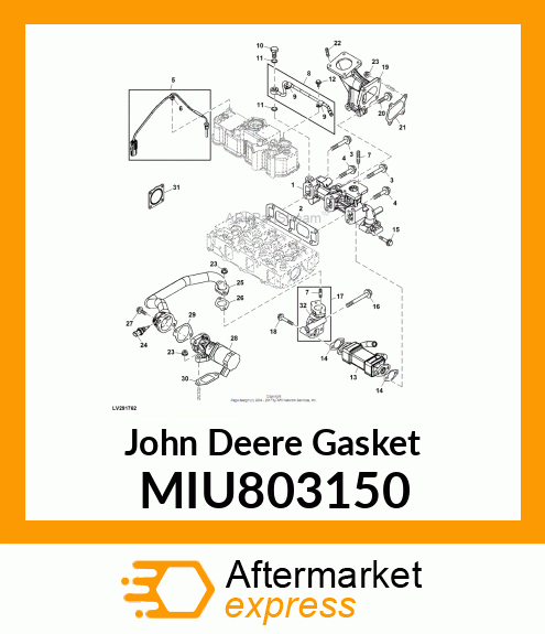 GASKET, TC OUT MIU803150