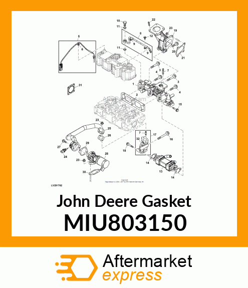 GASKET, TC OUT MIU803150