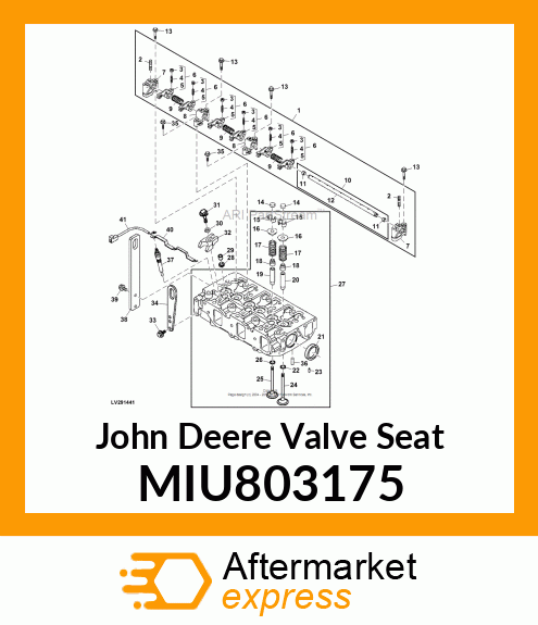 VALVE SEAT, SUCTION MIU803175