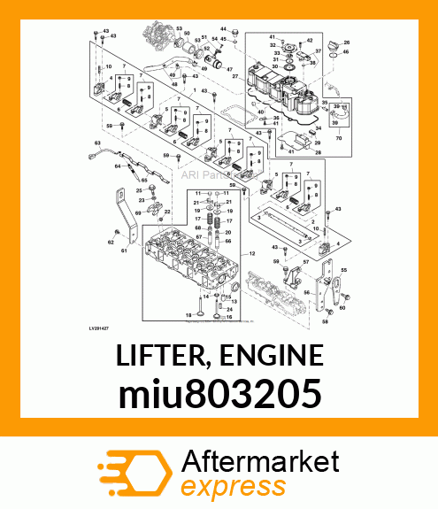 LIFTER, ENGINE miu803205