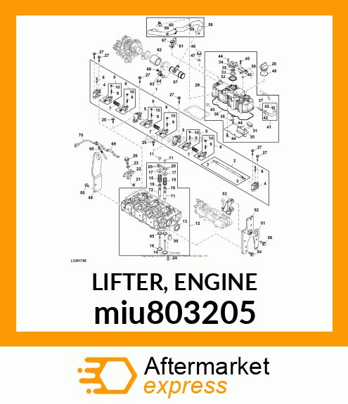 LIFTER, ENGINE miu803205