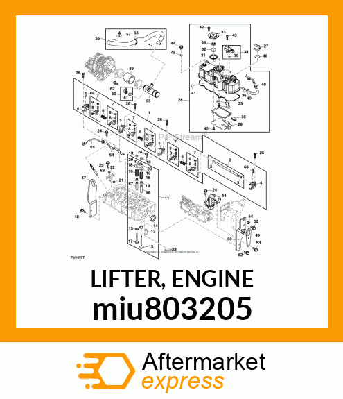 LIFTER, ENGINE miu803205