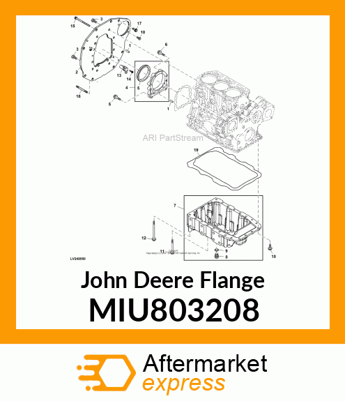 FLANGE, FLANGE, MOUNTING MIU803208