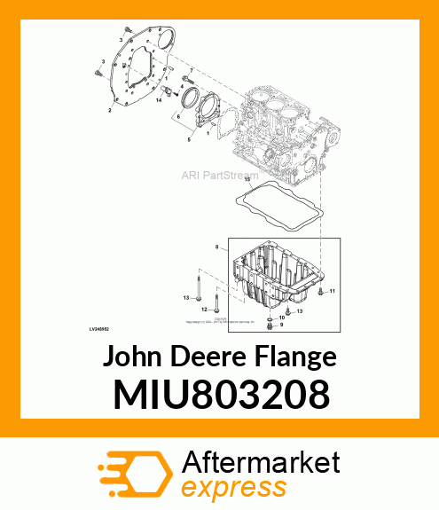 FLANGE, FLANGE, MOUNTING MIU803208