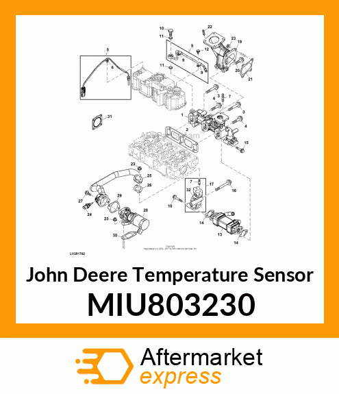 SENSOR, EXH TEMP MIU803230