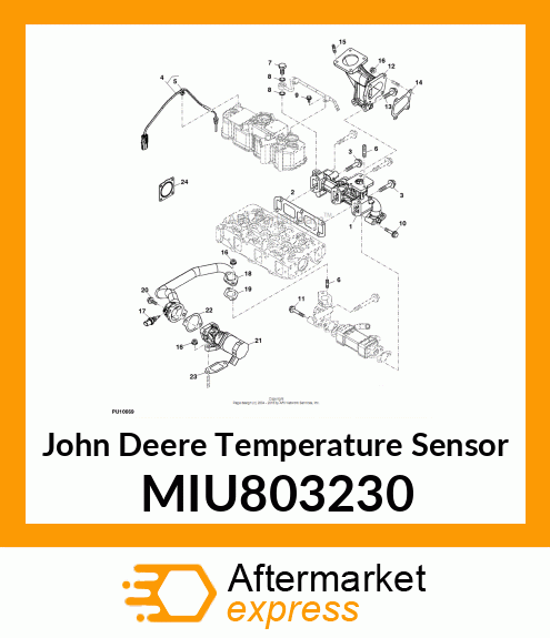 SENSOR, EXH TEMP MIU803230