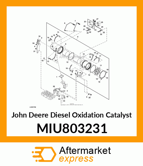 DIESEL OXIDATION CATALYST MIU803231