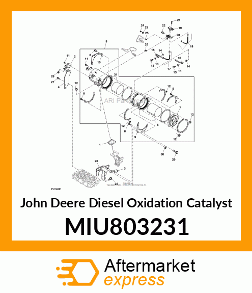 DIESEL OXIDATION CATALYST MIU803231