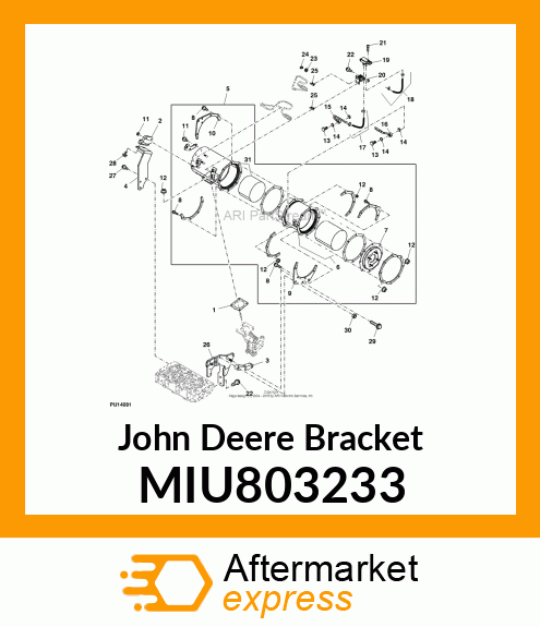 STIFFENER, DPF B MIU803233