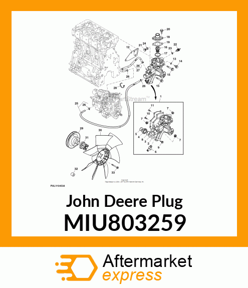 PLUG, M12X1.5 MIU803259