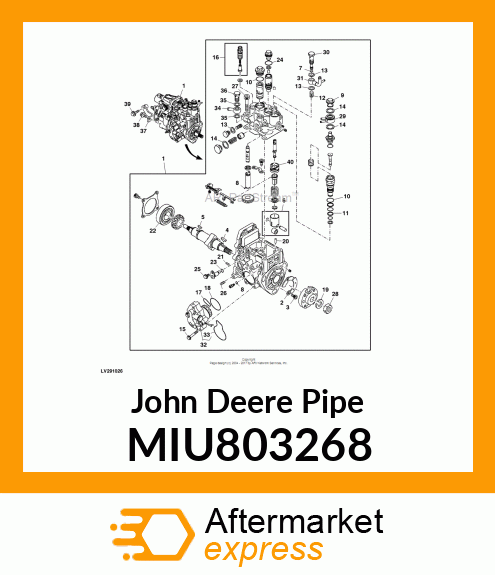 JOINT, COOLING WATER MIU803268