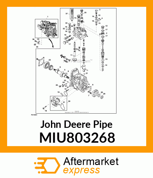 JOINT, COOLING WATER MIU803268