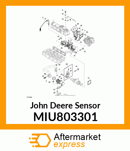 SENSOR, EXH TEMP MIU803301