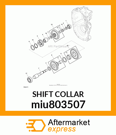 COLLAR,TORQUE HUB miu803507