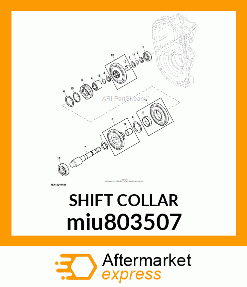 COLLAR,TORQUE HUB miu803507