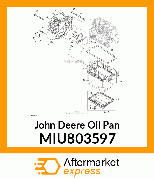 OIL PAN MIU803597