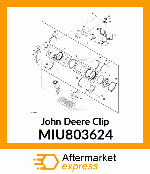 STAY, DIESEL PARTICULATE FILTER MIU803624