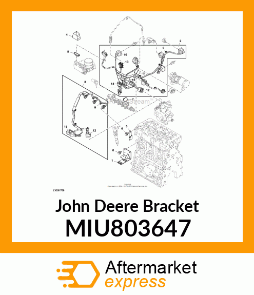 BRACKET, CONNECTOR MIU803647