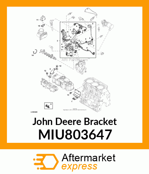 BRACKET, CONNECTOR MIU803647