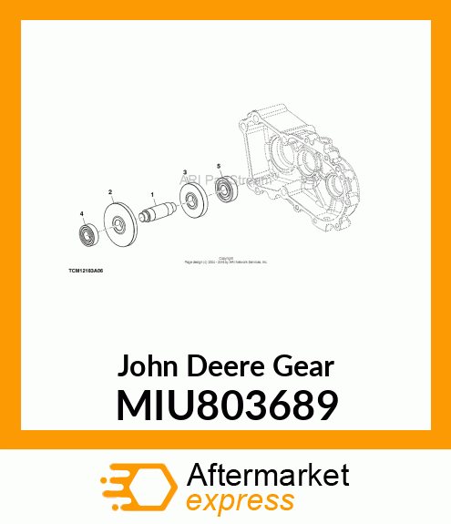 GEAR, GEAR, DRIVEN 28T MIU803689