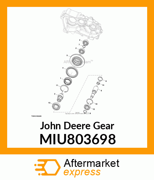 GEAR, GEAR, 4WD 34T MIU803698