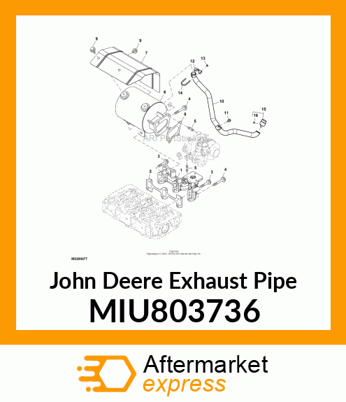 SILENCER, EXHAUST MIU803736