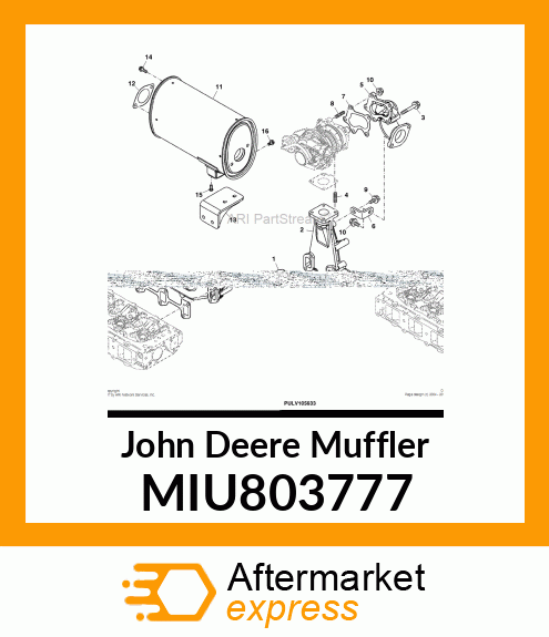MUFFLER, SILENCER MIU803777