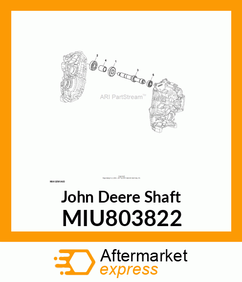 SHAFT, INPUT MIU803822