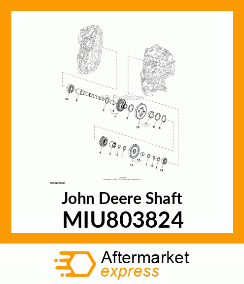 SHAFT,REDUCTION BUSH MIU803824