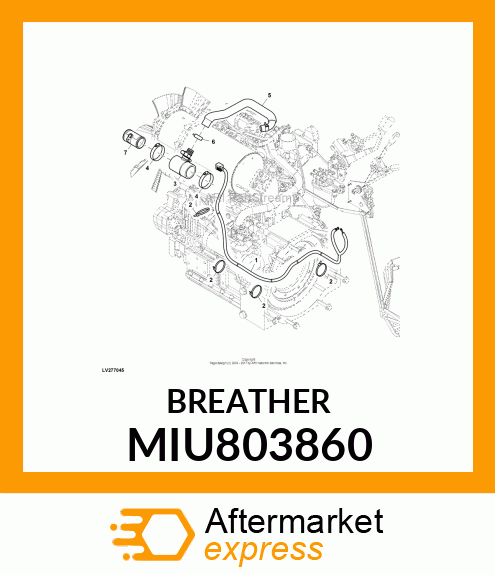 JOINT, BREATHER MIU803860