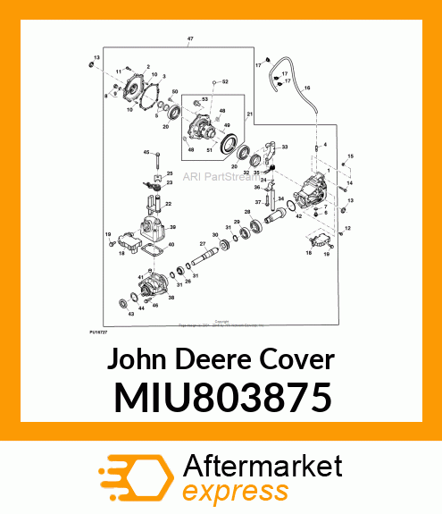 COVER, 4WD INPUT MIU803875