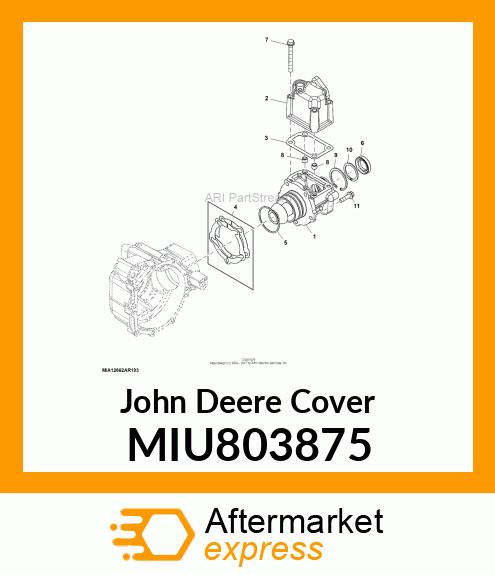 COVER, 4WD INPUT MIU803875