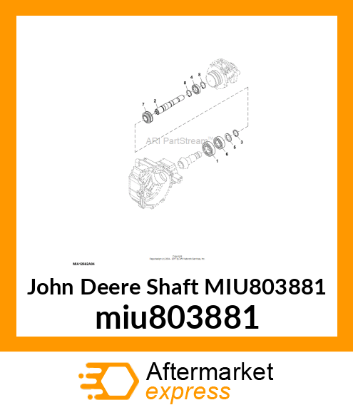 SHAFT, INPUT miu803881