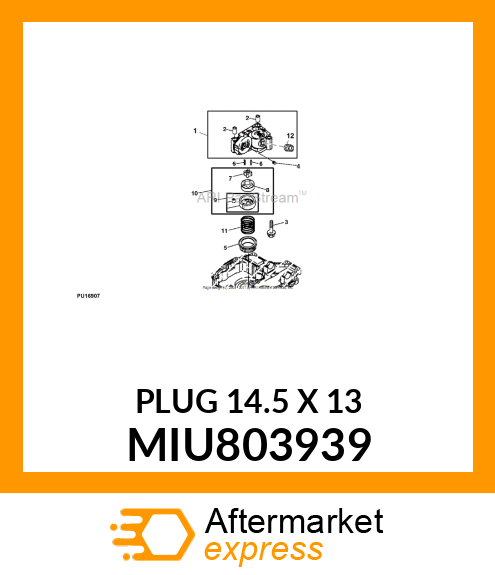 PLUG 14.5 X 13 MIU803939