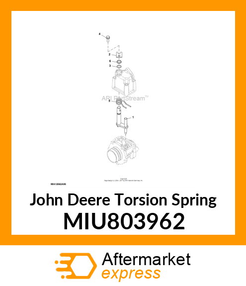 SPRING, TORSION 3.5 MIU803962