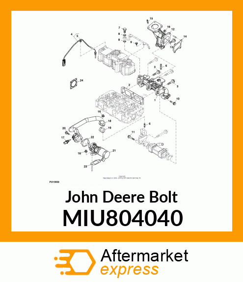 BOLT, M10X40 10.9T MIU804040