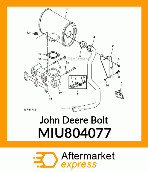 BOLT, M8X60 10.9T MIU804077