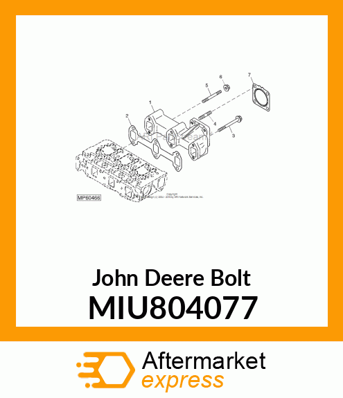 BOLT, M8X60 10.9T MIU804077