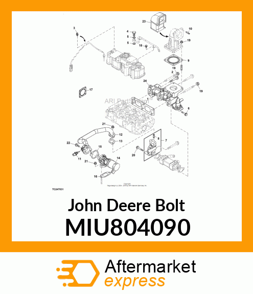 BOLT, M10X80 10.9T MIU804090