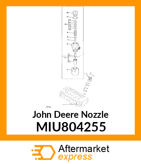 NOZZLE ASSY MIU804255