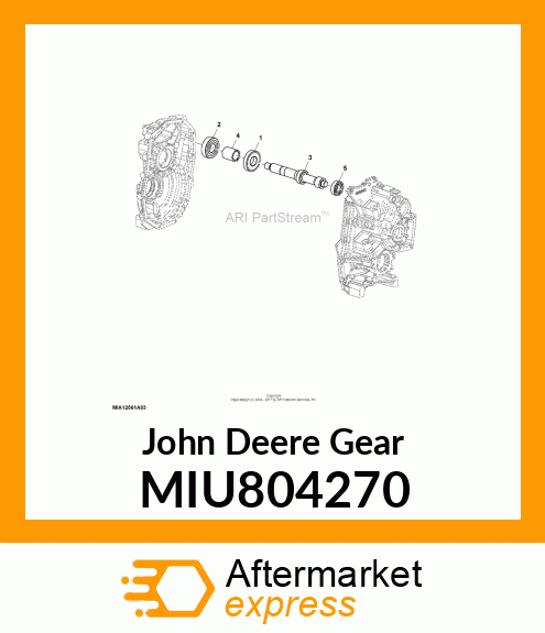 GEAR, INPUT H27T MIU804270